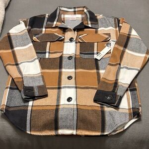Women’s plaid shirt size small NWT